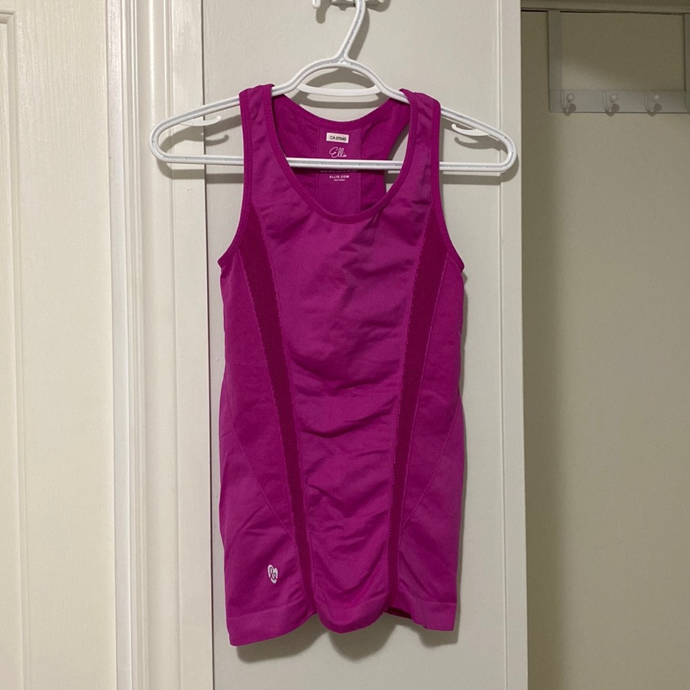 Hot pink workout tank small / xs